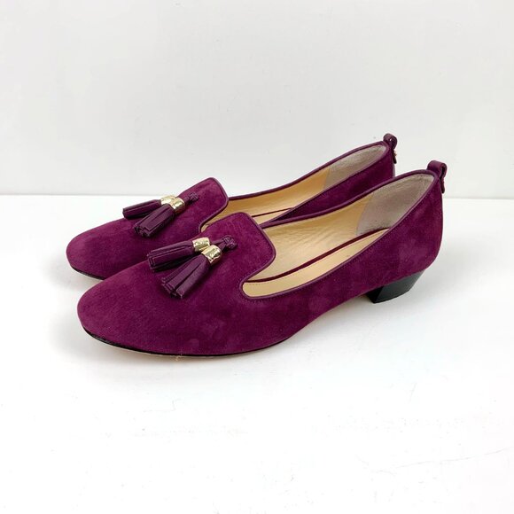 VC Signature 'Nancy' Tassel Loafer In Plumberry Sz 8.5M - Picture 8 of 16